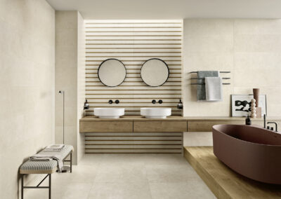 Sense Beige decor native dark beige WC