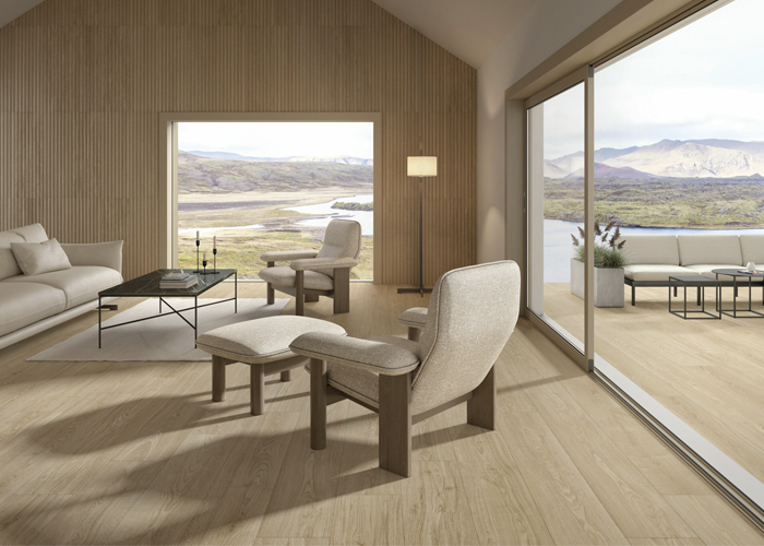 Verbier suelo porcelanico imitacion madera roble natural