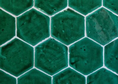 hexagono 11x12 5x1 3 cm g305 verde alteret ceramicas.1500286568