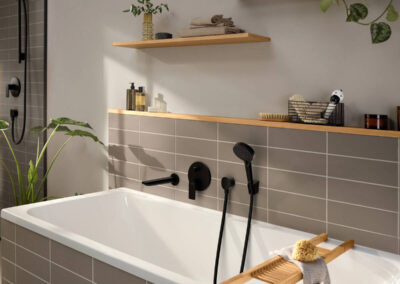 rebris e bath tub mixer concealed installation matt black part ambiance 4x3